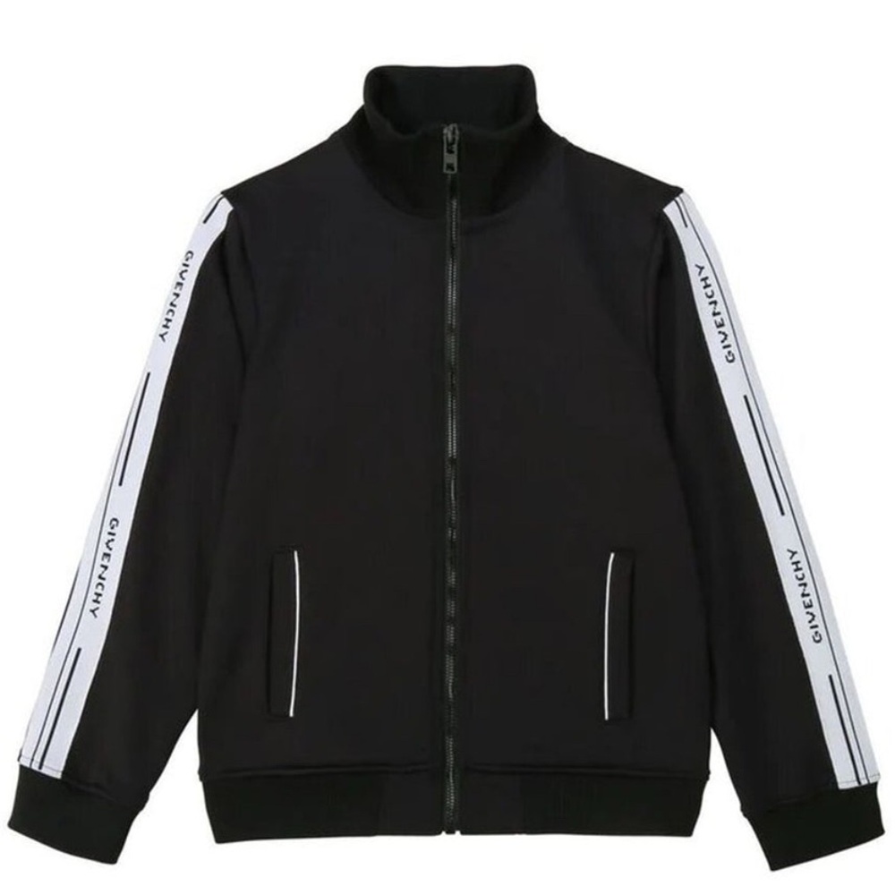 Givenchy Black Jacket with White Sleeve Accents